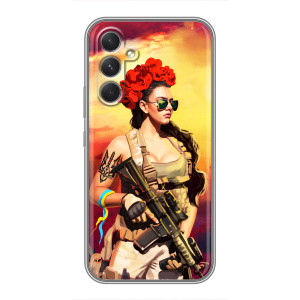 ЗСУ Чехлы (TPU) для Samsung Galaxy S26 Edge (Женщина солдат)