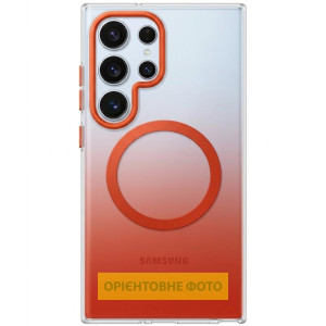 Чехол TPU+PC Phantom with MagSafe для Samsung Galaxy S26+ – Оранжевый