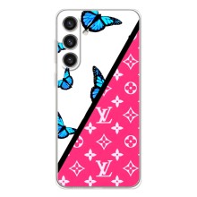 Брендновые Чехлы для Samsung Galaxy S26 Plus - (PREMIUMPrint) (Мода LV)