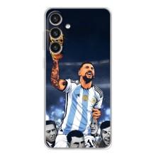 Чехлы для Samsung Galaxy S26 Plus (Leo чемпион) (AlphaPrint) (Месси с кубком)