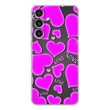 Чехлы для любимой на Гелекси С26 Плюс (VPrint) (Pink hearts)
