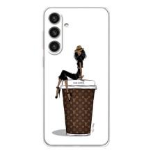 Чехлы Луи Витон для Samsung Galaxy S26 Plus (AlphaPrint - LOUIS VUITTON) (кофе LOUIS VUITTON)