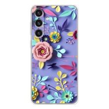 Чехлы с Цветами для Samsung Galaxy S26 Plus (VPrint) (Цветочный дизайн)