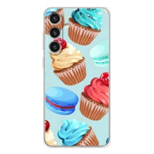 Чехлы с Фруктами для Samsung Galaxy S26 Plus (VPrint) (Кексики)