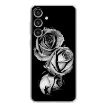 Чехол с картинкой (Стильные) для Гелекси С26 Плюс - (AlphaPrint) (Черная роза)