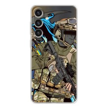 Чехлы с картинкой ЗСУ для Samsung Galaxy S26 Plus (AlphaPrint) (Воин ВСУ)