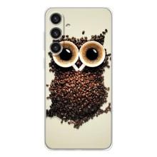 Чехлы с принтом СОВЫ для Samsung Galaxy S26 Plus – Сова с зерен кофе