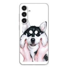 Чехлы с собаками для Samsung Galaxy S26 Plus (VPrint) (Довольный Хаски)