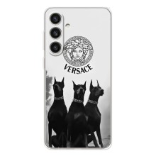 Чехлы VERSACE для Гелекси С26 Плюс (PREMIUMPrint) (Доберман Версаче)
