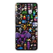 Чехол майнкрафт для Samsung Galaxy S26 Plus – Все персонажи
