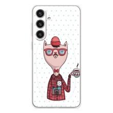 Чехол на тематику: Коты для Samsung Galaxy S26 Plus – Кот аристократ