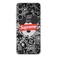 Чехол с Брендами одежды на Галакси С26 Плюс – Supreme Маус