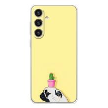 Бампер для Samsung Galaxy S26 Plus з картинкою "Песики" (Кактус на голові)