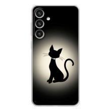 Чехол с принтом для Samsung Galaxy S26 Plus (AlphaPrint) Модные коты (Силуэт котика)
