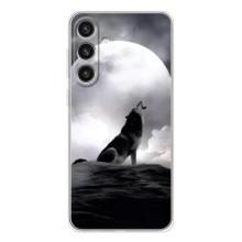 Чохол з Вовком на Samsung Galaxy S26 Plus – Вовк і місяць