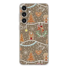 Новогодние, Праздничные Чехлы для Samsung Galaxy S26 Plus - 2024 год (Новогодние пряники)