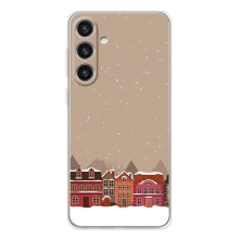 Новогодние, Праздничные Чехлы для Samsung Galaxy S26 Plus - 2024 год (Зимний город)