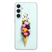Чехлы с тематикой "ЦВЕТЫ" на Samsung Galaxy S26 Plus (Цветок-мороженное)