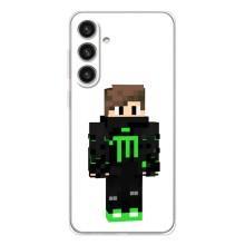 Чехлы для Samsung Galaxy S26 Plus (Персонажи Майн Крафт) – Зеленый мальчик