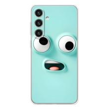 Силиконовые Чехлы (смешные стикеры) для Samsung Galaxy S26 Plus – мордочка