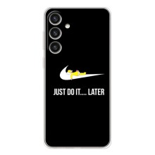 Силиконовый Чехол на Samsung Galaxy S26 Plus с картинкой Nike (Later)