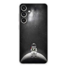 Силиконовый Чехол с принтом "Космонавты" на Samsung Galaxy S26 Plus – Космонавт романтик