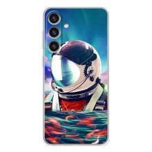 Силиконовый Чехол с принтом "Космонавты" на Samsung Galaxy S26 Plus – Космонавт в воде