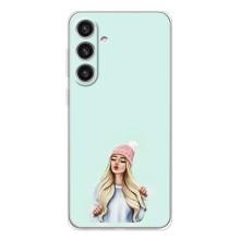 Силиконовый Чехол на Samsung Galaxy S26 Plus с картинкой Стильных Девушек – В шапке