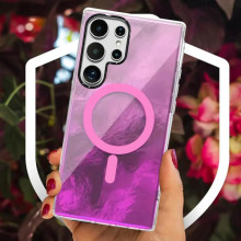 Чохол TPU Shiny Mountain (MagFit) для Samsung Galaxy S26 Ultra – Рожевий