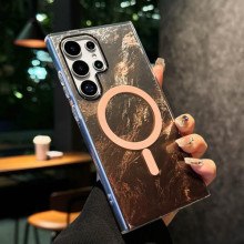 Чохол TPU Shiny Mountain (MagFit) для Samsung Galaxy S26 Ultra – Коричневий