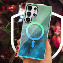 Чохол TPU Shiny Mountain (MagFit) для Samsung Galaxy S26 Ultra – Зелений