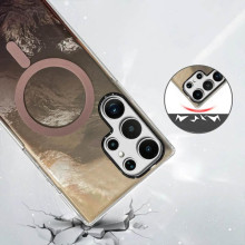 Чехол TPU Shiny Mountain (MagFit) для Samsung Galaxy S26 Ultra – Коричневый