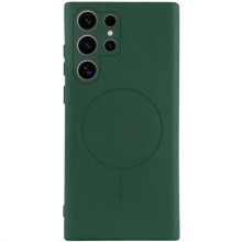 Чехол Silicone Cover Lakshmi Full Camera (AA) with MagFit для Samsung Galaxy S26 Ultra – Зеленый