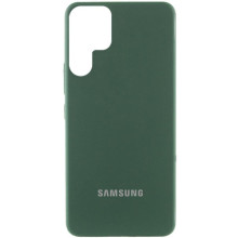 Чехол Silicone Cover Lakshmi (AAA) with Logo для Samsung Galaxy S26 Ultra – Зеленый