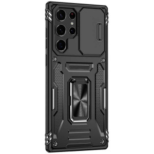 Ударопрочный чехол Camshield Army Ring для Samsung Galaxy S26 Ultra – Черный