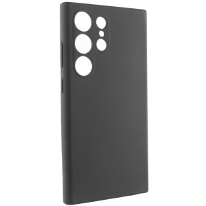 Чехол TPU GETMAN Liquid Silk Full Camera для Samsung Galaxy S26 Ultra – Черный