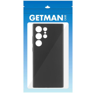 Чехол TPU GETMAN Liquid Silk Full Camera для Samsung Galaxy S26 Ultra – Черный