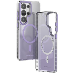Чехол TPU+PC Puloka Resplendent with Magnetic Fit для Samsung Galaxy S26 Ultra – Фиолетовый