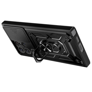 Чохол Ummi Camshield Serge Ring для Samsung Galaxy S26 Ultra – Чорний