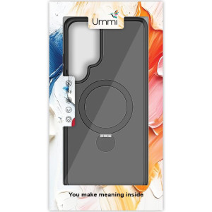 Чехол Ummi Colorful with Magnetic Fit HQ Ring для Samsung Galaxy S26 Ultra – Черный