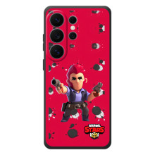 Бампер (ТПУ) с принтом Brawl Stars на Галаксі С26 Ультра (Кольт на красном)