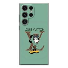 Чехлы Луи Витон для Samsung Galaxy S26 Ultra (AlphaPrint - LOUIS VUITTON) (Микки Маус LV)