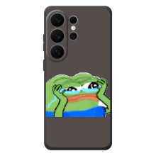 Чехлы с картинкой  Жаба Мем на Samsung Galaxy S26 Ultra – Плач лягушки