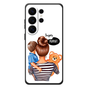 Чехол с печатью для Samsung Galaxy S26 Ultra - (Мама с ребенком) (AlphaPrint)