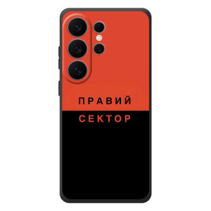 Чехлы УПА (Красно-Чёрный) на Samsung Galaxy S26 Ultra – Правый Серктор