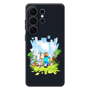 Чохол Майнкрафт на Samsung Galaxy S26 Ultra (AlphaPrint) Minecraft
