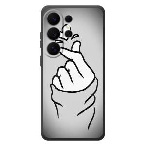 Чехол с принтом для Samsung Galaxy S26 Ultra (AlphaPrint - Знак сердечка)