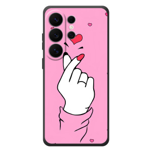 Чехол с принтом для Samsung Galaxy S26 Ultra (AlphaPrint - Знак сердечка)