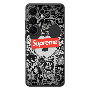 Чехол с Брендами одежды на Галаксі С26 Ультра – Supreme Маус