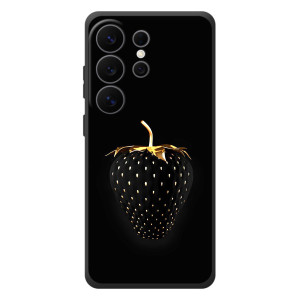Чехол с изображением  вкусной еды для Samsung Galaxy S26 Ultra – Чёрная клубника